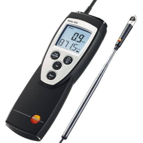Anemômetro de Molinete Com Sonda Acoplada | Testo 416