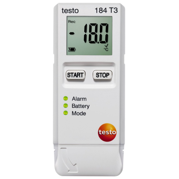 Data logger de Registro de Temperatura Para Monitoramento em Transporte | Testo 184 T3