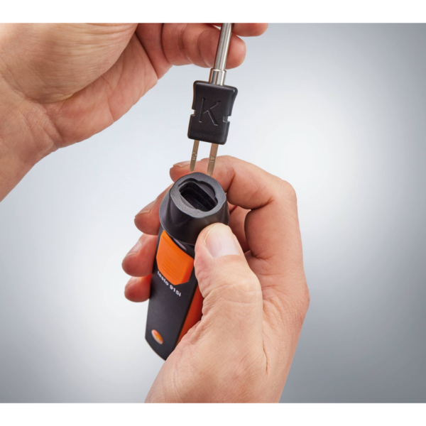 Kit com Sonda de Ar, Sonda de Imersão/Penetração e Sonda de Superfície (TC tipo K) | Testo - Imagem 6
