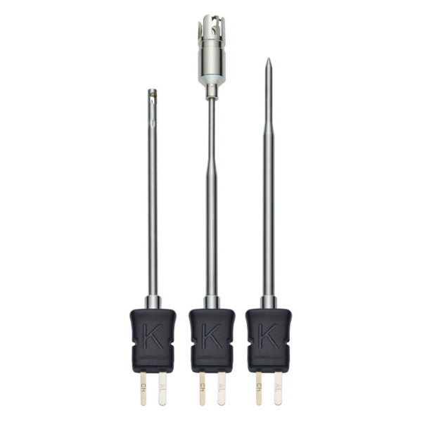 Kit com Sonda de Ar, Sonda de Imersão/Penetração e Sonda de Superfície (TC tipo K) | Testo