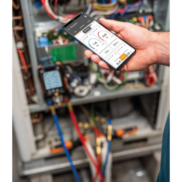 Manifold Digital Inteligente com Bluetooth e Bloco de Válvulas de 2 Vias | Testo 550S - Imagem 10