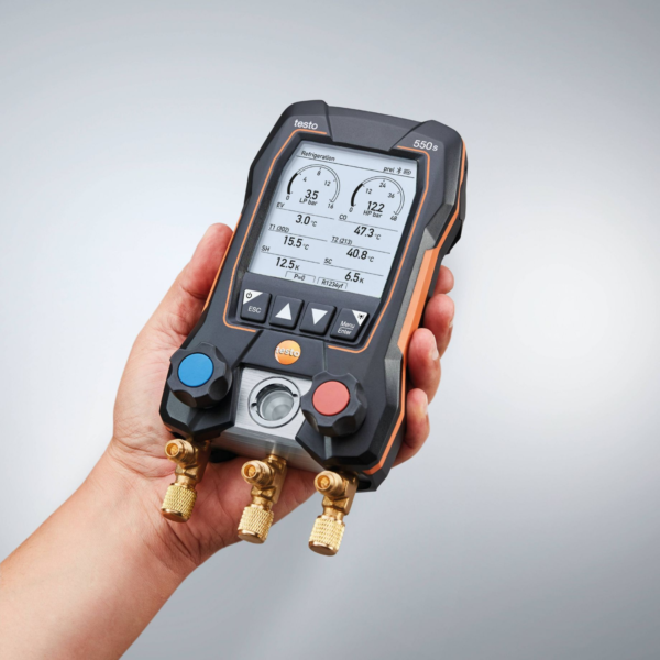 Manifold Digital Inteligente com Bluetooth e Bloco de Válvulas de 2 Vias | Testo 550S - Imagem 8