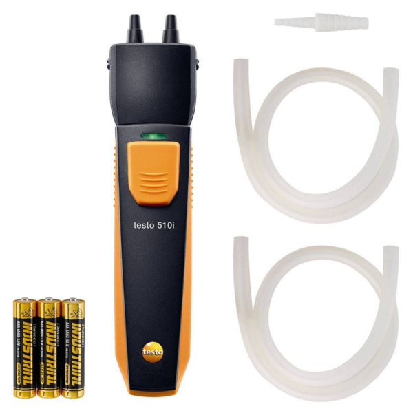 Medidor de Pressão Diferencial Com Bluetooth Operado Via Smartphone | Testo 510i - Imagem 2