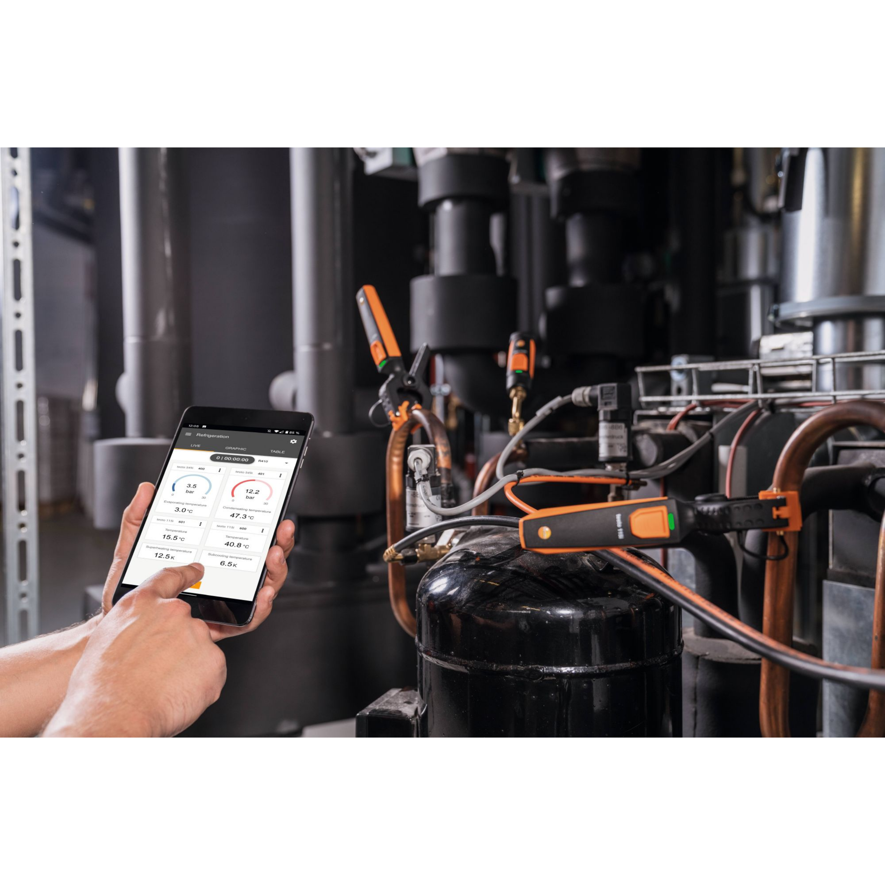 Termômetro de Pinça Com Bluetooth Operado Via Smartphone | Testo 115i - Imagem 6